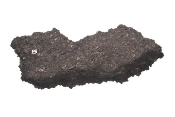 asphalt isolated on white background