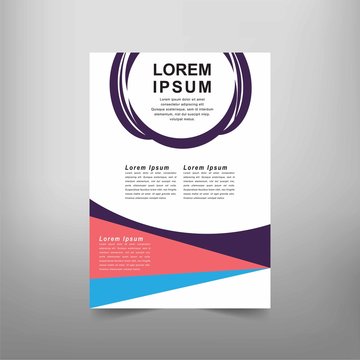 Modern Vector abstract book cover template. Vector of modern abstract background
