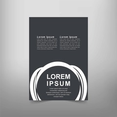 Modern Vector abstract book cover template. Vector of modern abstract background