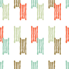 Ethnic boho seamless pattern.  Traditional ornament. Geometric background. Tribal pattern. Folk motif. Textile rapport.