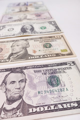 close up of banknote for background   