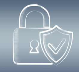 Hand-drawn antivirus system sketch