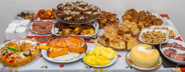 Fototapeta premium Christmas dessert table