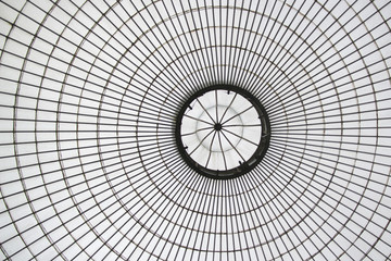 The roof of Glasgow's famous botanical gardens greenhouse 