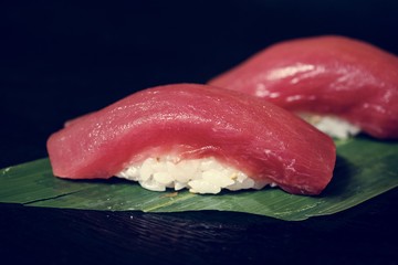 Closeup at Japanese cuisine