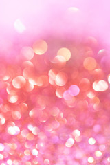 abstract orange,white and pink silver bokeh background with texture