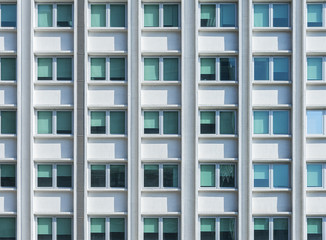 Exterior of modern office building