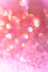 abstract orange,white and pink silver bokeh background with texture
