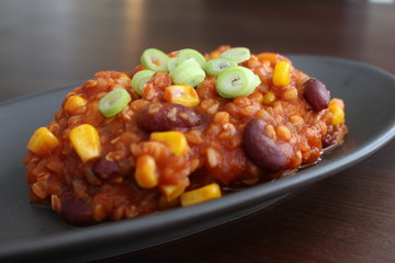 Veganes chili sin carne