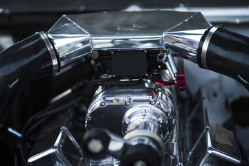 Fototapeta premium Detail of a car engine