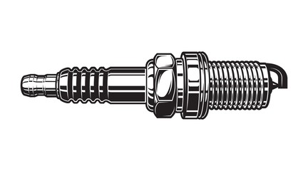 Vintage automobile spark plug concept
