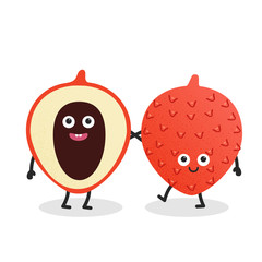 Vector summer fruits.