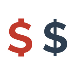 Money icon on white background.