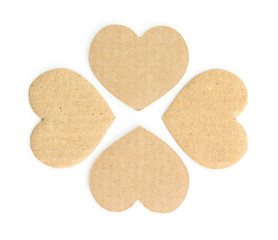 valentine crate paper heart pattern background