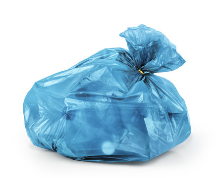 Trash bag isolated on a white background