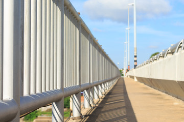 Obraz premium walkway Long distance routes life in city soft focus