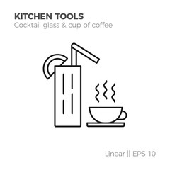 Linear kitchenware icon