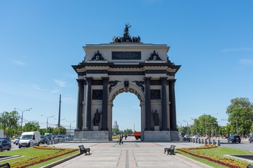 The Triumphal Gates in Moscow
