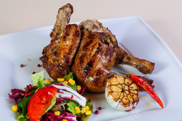 Grilled chicken legs