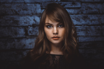 Fototapeta premium Pretty woman portrait