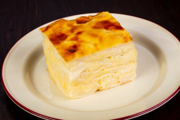 Casserole with cottage cheese