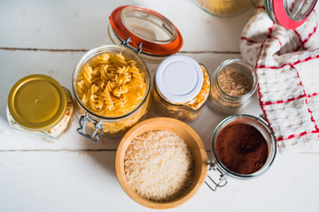 Zero waste storage concept 