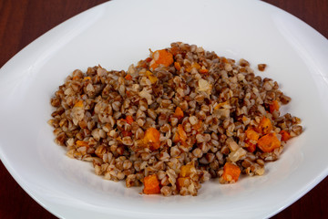 Buckwheat with vegetables