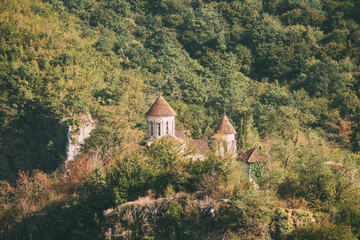 Fototapeta na wymiar Kutaisi, Georgia. Monastery Of Motsamet Or Monastery Of Saints David