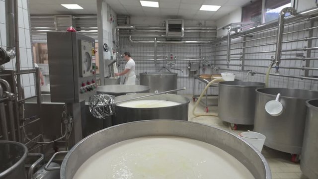 4K genuine mozzarella production process