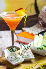 Cocktail Papaya and Coconut