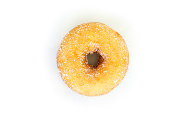 Fototapeta na wymiar donut sugar on white background