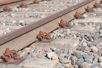 Eisenbahnschiene,Oberbau W,Epsilon-Spannklemmen