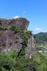 Naklejka premium 津奈木町 重盤岩