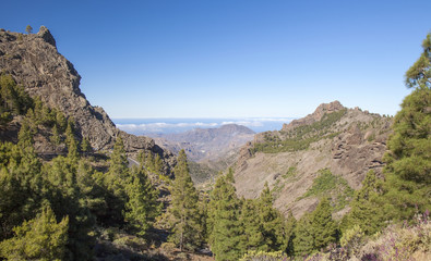 Fototapeta premium Gran Canaria, view from Las Cumbres