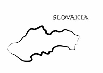 the Slovakia map