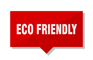 eco friendly red tag