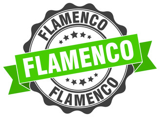 flamenco stamp. sign. seal