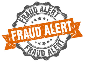 Fototapeta premium fraud alert stamp. sign. seal
