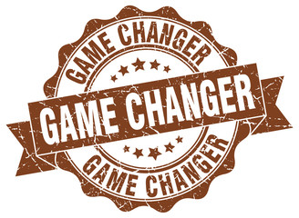 game changer stamp. sign. seal