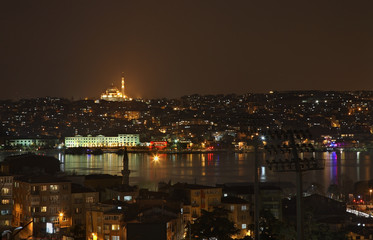 Bosphorus strait in Istanbul. Turkey