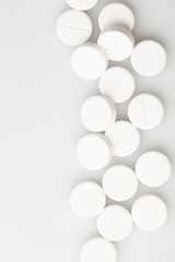 Pill and tablets, medicine isolated. Drug. Healthcare. Pharmaceutics. pharmacy.