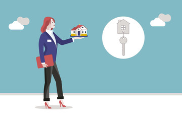 Real State Agent Woman