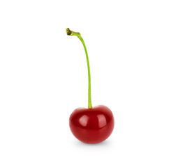 Sweet cherry on a white background