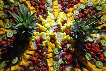 Frutta Fresca presentata a fette