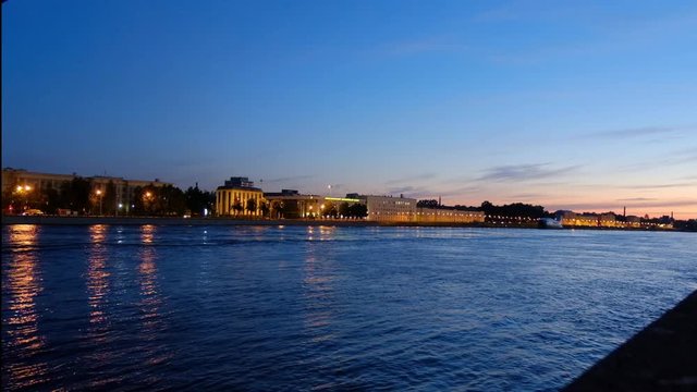 embankment of St. Petersburg