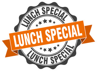 lunch special stamp. sign. seal