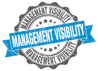 Obraz premium management visibility stamp. sign. seal