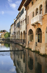 Obraz na płótnie Canvas View of Treviso. Veneto region. Italy