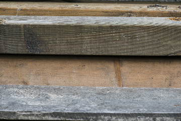 texture of old wood with cracks and fibers close-up of various color shades