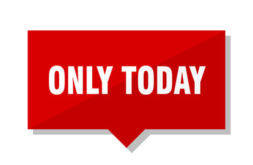 only today red tag